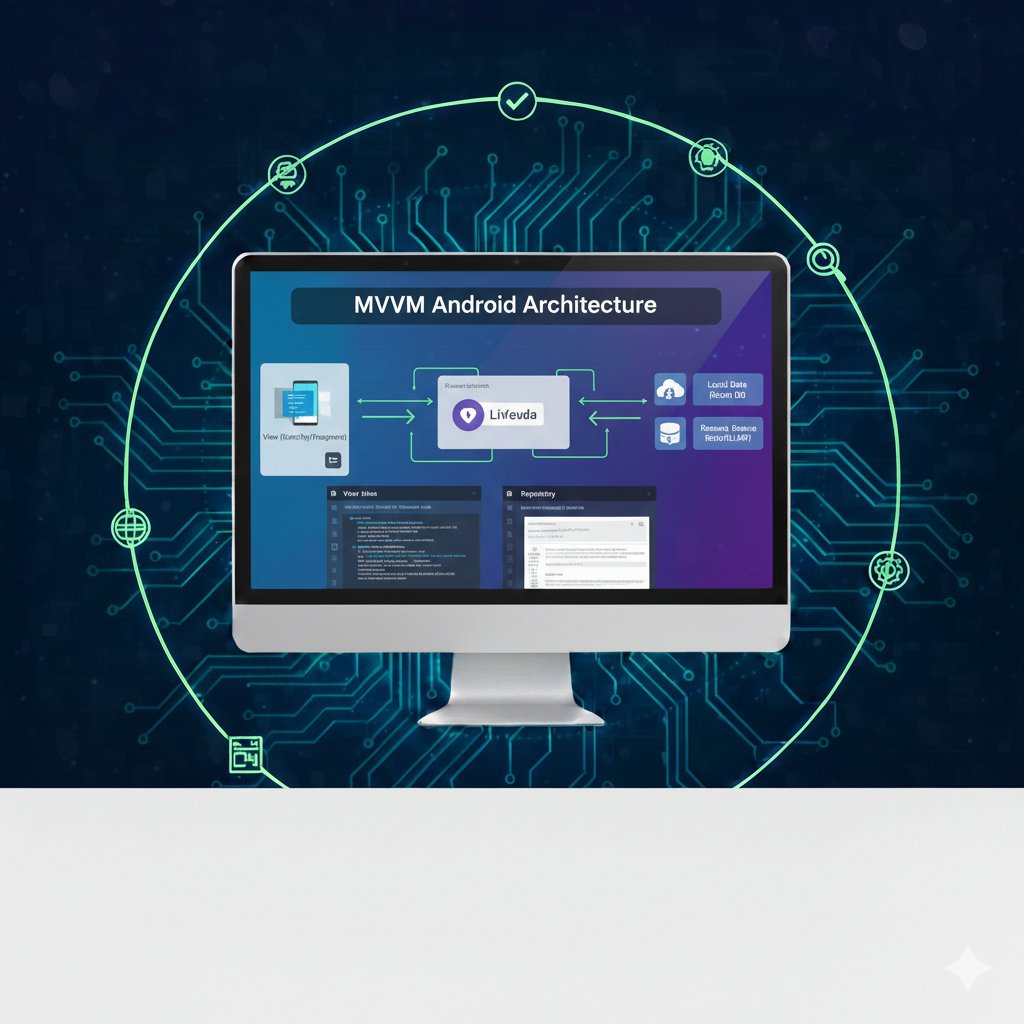 MVVM no Android: estrutura profissional com ViewModel, Repository e LiveData